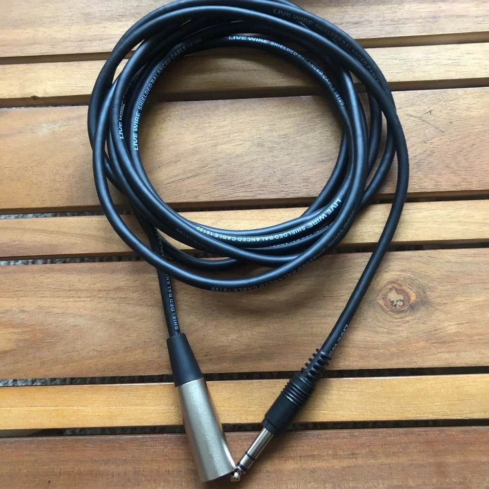 Livewire TRS XLR (Male) Patch Cable 10’